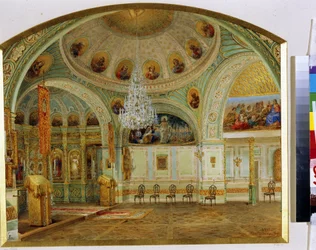 Interior of the House Church in the Yusupov Palace in St. Petersburg