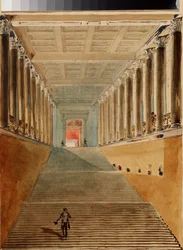 The Grand Staircase of the Winter Palace in Saint Petersburg