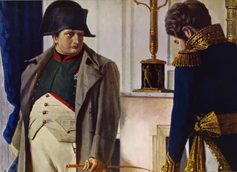Napoleon Bonaparte and Jacques Lauriston