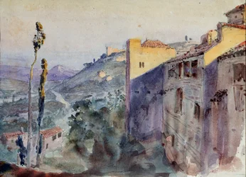 Stage Design for the Opera The Scarlet Rose by N. Krotkov