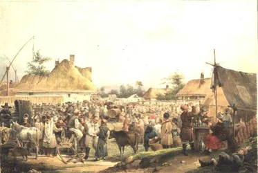 Village Fair in the Ukraine