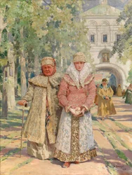 Outside the Monastery Gate