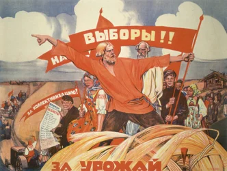 To the Elections! For Collectivisation! For the harvest!