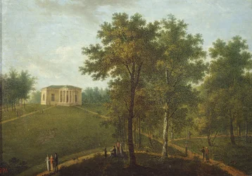 Temple of Truth. View in the Park of Kurakin Estate Nadezhdino, End 1790s