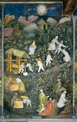October: Harvest Scene