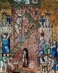Byzantine architecture: the construction of the tower of Babel
