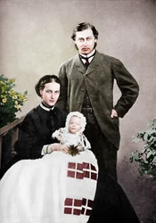 The Prince and Princess of Wales with the Infant Prince Albert Victor