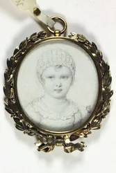 Drawing of a Young Child Traditionally Identified as Napoleon II
