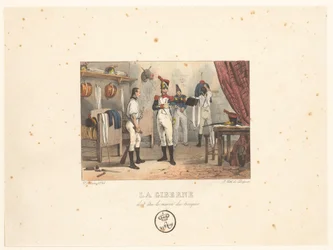 Officer with Cartridge Box (The Cartridge Box Must Be the Mirror of the Soldier) (Military Scenes)