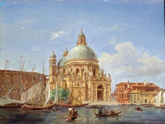 The Santa Maria della Salute Church, 19th Century
