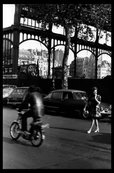 Demolition of the central market in Paris, in August 1971