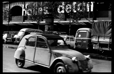 Les halles de Paris just before the demolition of August 1971