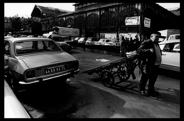 Les halles de Paris just before the demolition of August 1971
