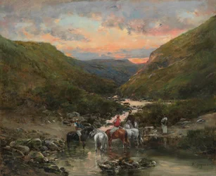 Ravine Near Biskra, 1890-1900