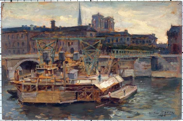 The Works of the Metropolitan at the Pont Notre-Dame