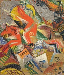 Composition with Red Horseman