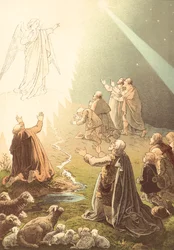 Shepherds Watching Their Sheep