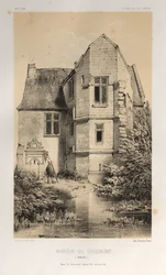 Picturesque Architecture or Monuments of the 15th and 16th Centuries: Castles of France of the 15th and 16th Centuries: Pl. 47, Manor of Sousmont (Calvados)