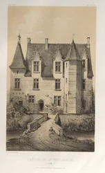 Picturesque Architecture or Monuments of the 15th and 16th Centuries: Castles of France of the 15th and 16th Centuries: Pl. 57, Castle of La Poissonnière (Sarthe)
