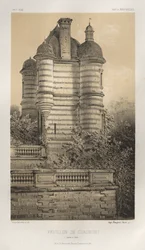 Picturesque Architecture or Monuments of the 15th and 16th Centuries: Castles of France of the 15th and 16th Centuries: Pl. 76, Pavilion of Chaumont (Saone et Loire)