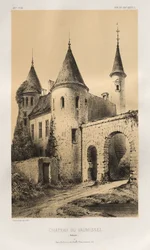 Picturesque Architecture or Monuments of the 15th and 16th Centuries: Castles of France of the 15th and 16th Centuries: Pl. 89, Château du Vaumissel (Calvados)