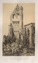 Picturesque Architecture or Monuments of the 15th and 16th Centuries: Castles of France of the 15th and 16th Centuries: Pl. 40, Church of the Penitents in Avignon (Vaucluse)