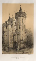 Chateau De La Verdiere Ille en Vilaine, published 1860
