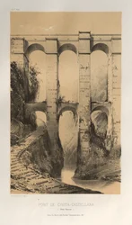 Pont De Civita-Castellana Etats Romains, Plate 50