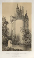 Porte du Château de Saint-Martin-Du-Bec Seine Inférieure