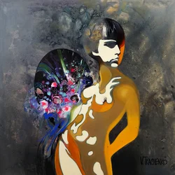 Abstract Floral Woman