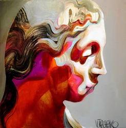 Abstract Woman Profile