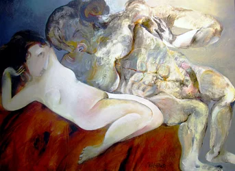Sensual Abstract Embrace