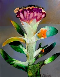 Vibrant Abstract Flower