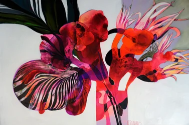 Vibrant Abstract Flowers
