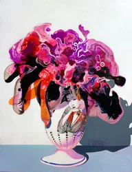 Vibrant Floral Woman