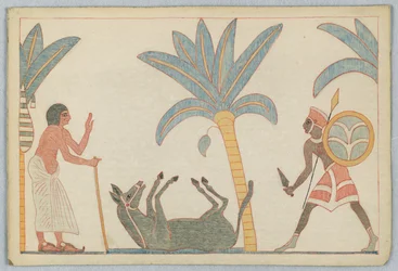 The Old Man and the Ass, Illustration for Aesop