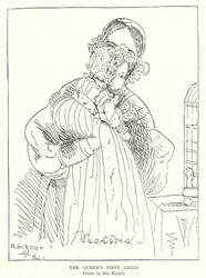 Queen Victoria’s first child, drawn by Her Majesty