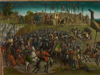 Conquest of Jerusalem by Titus (predella)