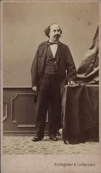 Portrait of the Violinist and Composer Moritz Kässmayer, ca. 1865