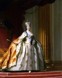 Portrait of Empress Catherine II of Russia in Her Coronation Robe