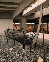 Viking Ship found in the Roskilde Fjord, Denmark