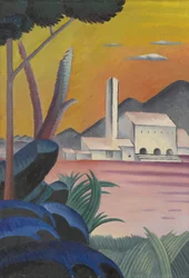 Landscape with Contrasting Tree Forms II