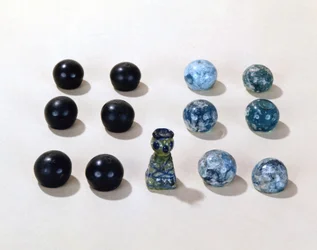 Chess game pieces from the Viking town of Birka