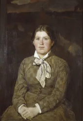Portrait of Alexandra Vladimirovna Vasnetsova, the Artist