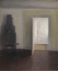 Interior. An Old Stove