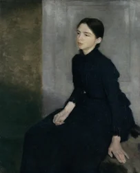 Portrait of a Young Woman. The Artist