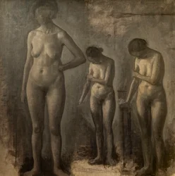 Three Studies of a Female Nude