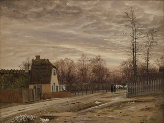 Evening after a Thaw. Taabæk, North of Copenhagen