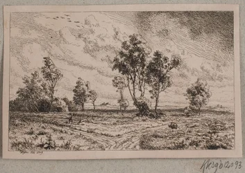 Landscape in Stormy Weather