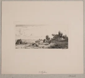 Landscape with a Farmhouse and a Cottage